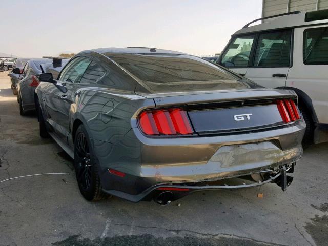 1FA6P8CF2G5237774 - 2016 FORD MUSTANG GT GRAY photo 3