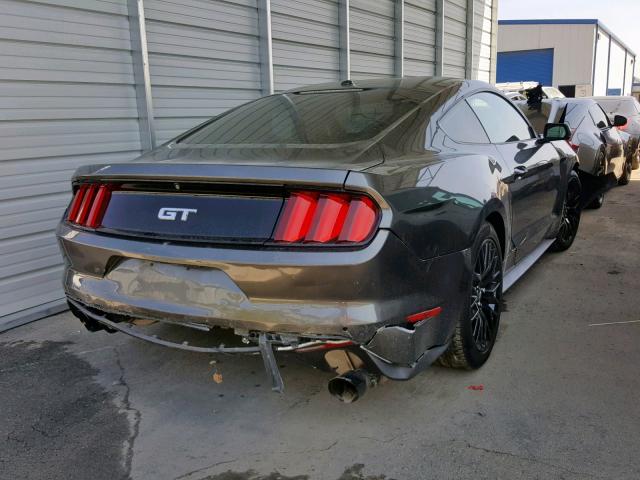 1FA6P8CF2G5237774 - 2016 FORD MUSTANG GT GRAY photo 4