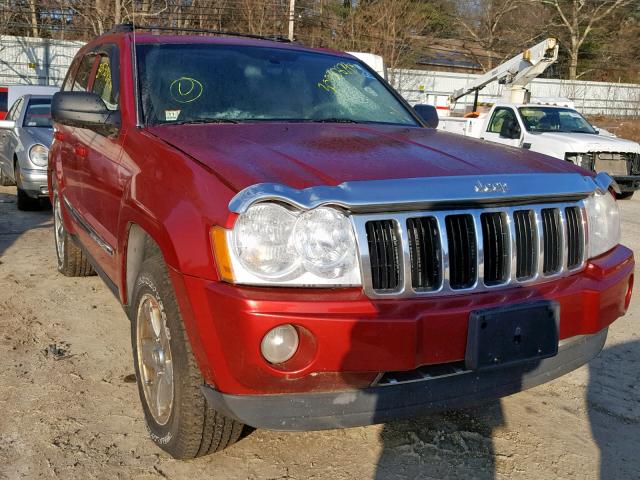 1J4HR582X5C504583 - 2005 JEEP GRAND CHER RED photo 1