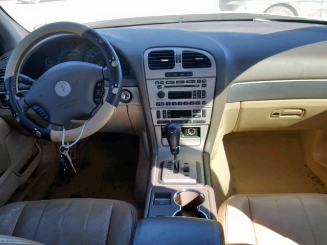 1LNFM87A26Y607695 - 2006 LINCOLN LS CREAM photo 9