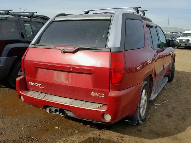 1GKET12P146181341 - 2004 GMC ENVOY XUV MAROON photo 4