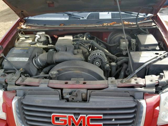 1GKET12P146181341 - 2004 GMC ENVOY XUV MAROON photo 7