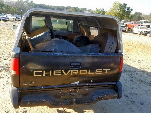 1GCCS14Z8R8239770 - 1994 CHEVROLET S TRUCK S1 BLACK photo 6