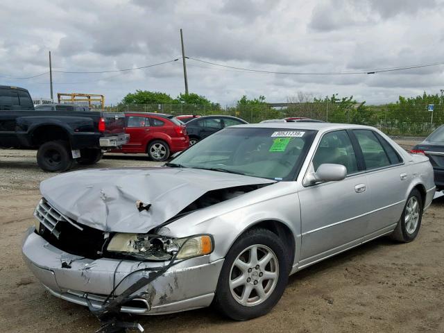 1G6KS54Y13U263615 - 2003 CADILLAC SEVILLE SL SILVER photo 2