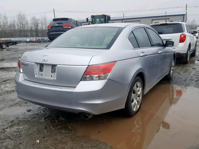 1HGCP26849A067985 - 2009 HONDA ACCORD EXL SILVER photo 4