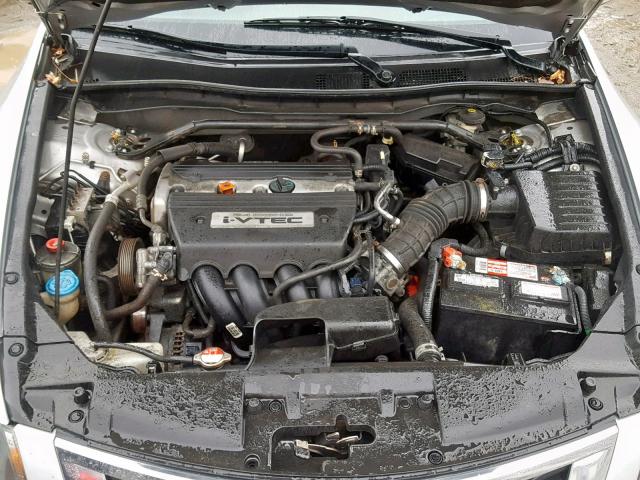 1HGCP26849A067985 - 2009 HONDA ACCORD EXL SILVER photo 7