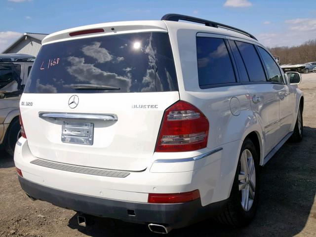 4JGBF25E79A483562 - 2009 MERCEDES-BENZ GL WHITE photo 4