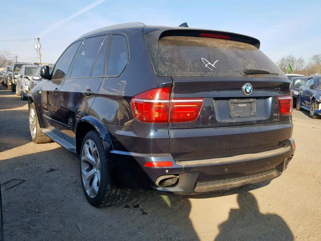 5UXZV8C53BL419457 - 2011 BMW X5 XDRIVE5 BLACK photo 3