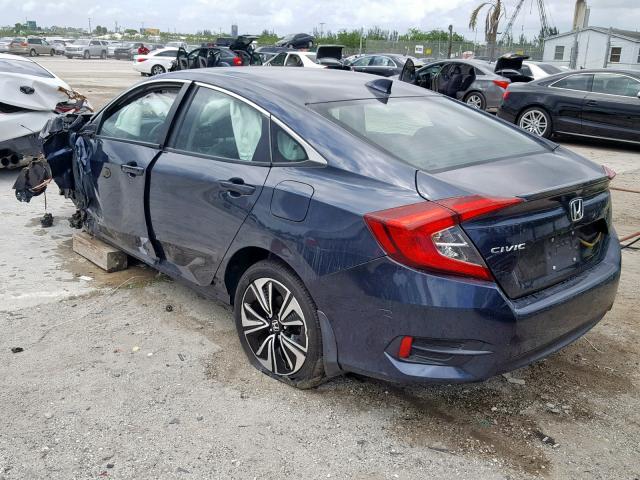 19XFC1F73GE007988 - 2016 HONDA CIVIC EXL BLUE photo 3