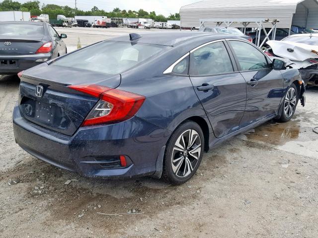 19XFC1F73GE007988 - 2016 HONDA CIVIC EXL BLUE photo 4