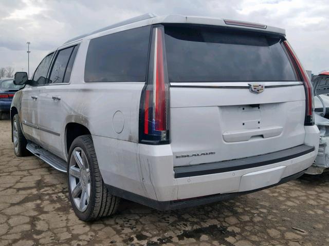 1GYS4HKJ1HR139265 - 2017 CADILLAC ESCALADE E WHITE photo 3