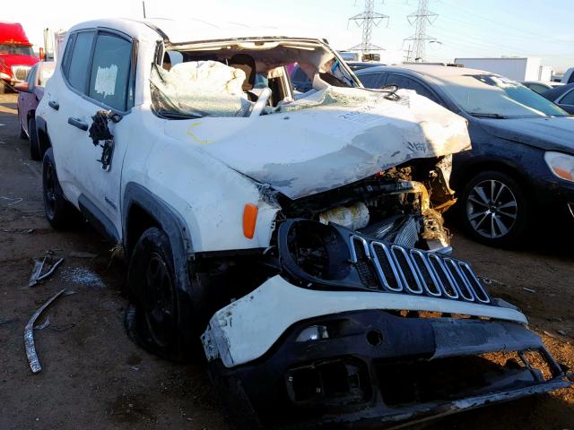 ZACCJBAB2JPJ00941 - 2018 JEEP RENEGADE S თეთრი ფოტო 1