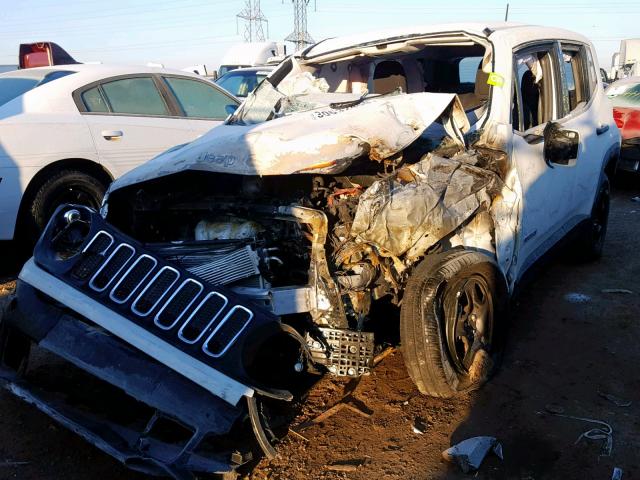 ZACCJBAB2JPJ00941 - 2018 JEEP RENEGADE S თეთრი ფოტო 2