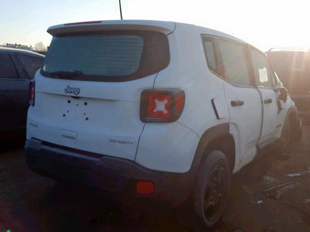 ZACCJBAB2JPJ00941 - 2018 JEEP RENEGADE S თეთრი ფოტო 4