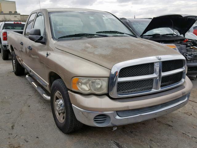 3D7KA28D13G737156 - 2003 DODGE RAM 2500 S ოქროსფერი ფოტო 1