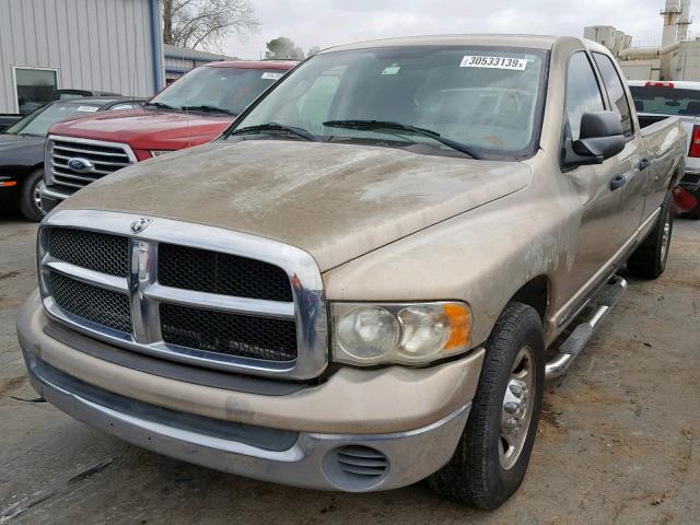 3D7KA28D13G737156 - 2003 DODGE RAM 2500 S ოქროსფერი ფოტო 2