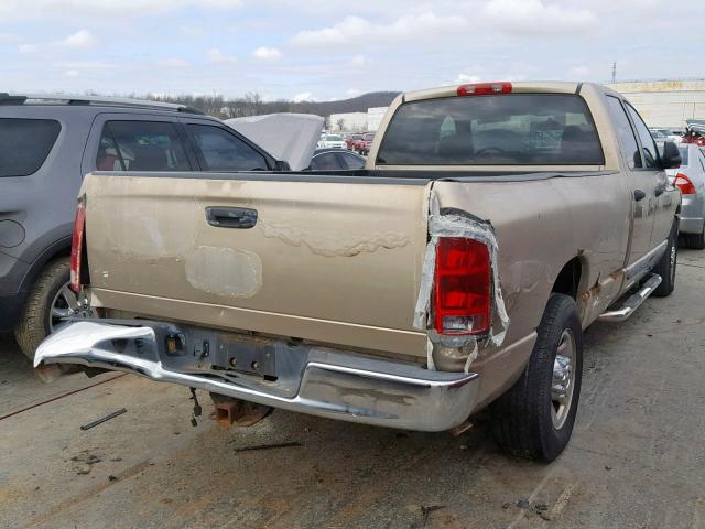 3D7KA28D13G737156 - 2003 DODGE RAM 2500 S ოქროსფერი ფოტო 4