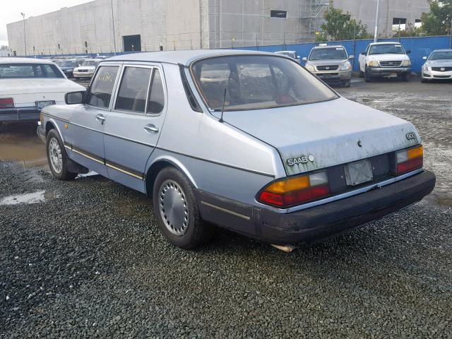 YS3AR45J0H3001171 - 1987 SAAB 900 MAROON photo 3