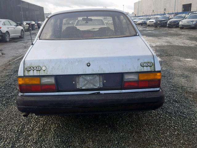 YS3AR45J0H3001171 - 1987 SAAB 900 MAROON photo 9