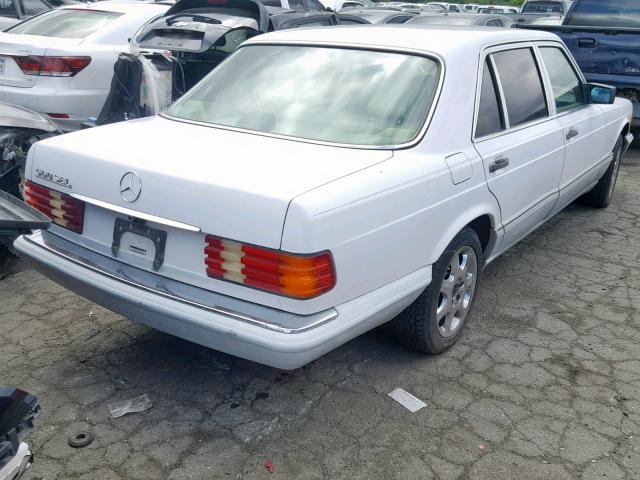 WDBCA39E2LA534799 - 1990 MERCEDES-BENZ 560 SEL WHITE photo 4