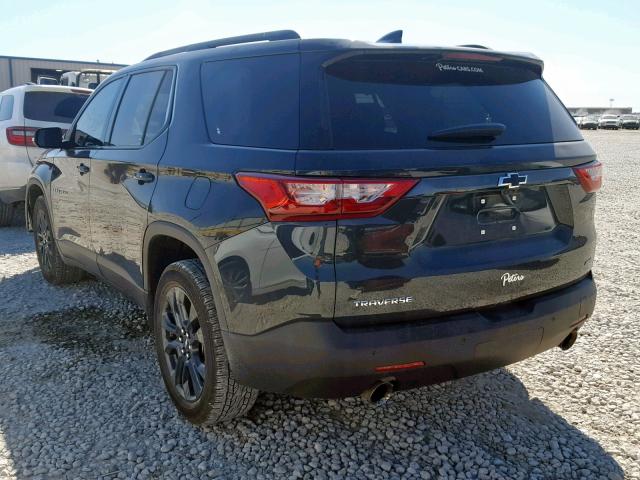 1GNERJKX6KJ170783 - 2019 CHEVROLET TRAVERSE R GRAY photo 3