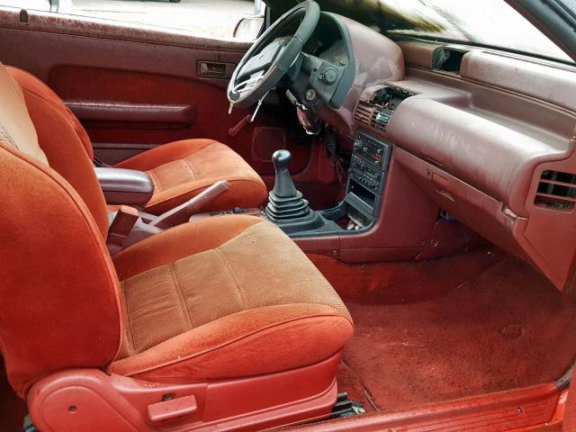 1ZVBT22L5K5109589 - 1989 FORD PROBE GT RED photo 5