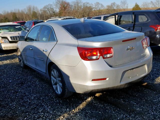 1G11E5SA3DF137597 - 2013 CHEVROLET MALIBU 2LT SILVER photo 3