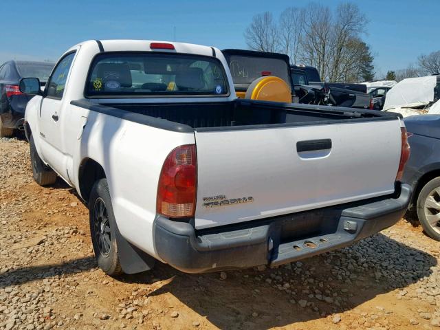 5TENX22NX6Z200253 - 2006 TOYOTA TACOMA WHITE photo 3