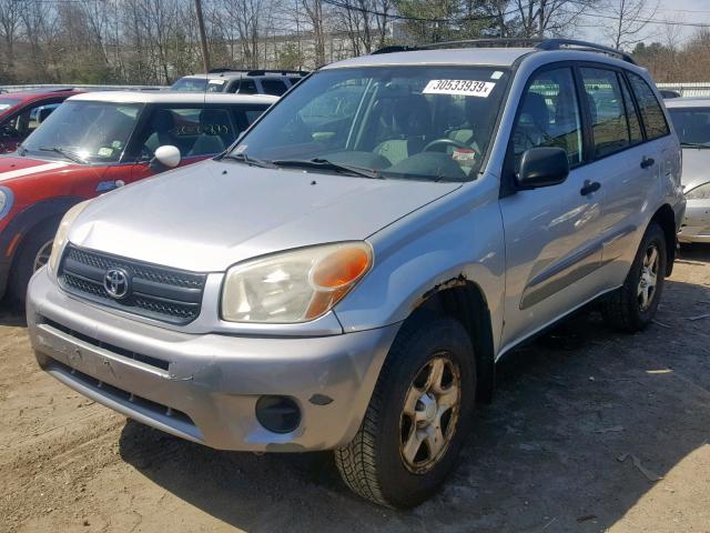 JTEHD20V156035581 - 2005 TOYOTA RAV4 SILVER photo 2