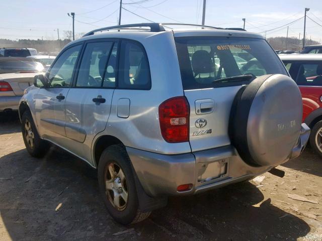 JTEHD20V156035581 - 2005 TOYOTA RAV4 SILVER photo 3