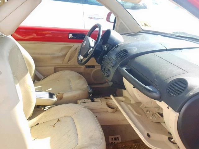 3VWCC21C2YM494442 - 2000 VOLKSWAGEN NEW BEETLE Qırmızı foto 5