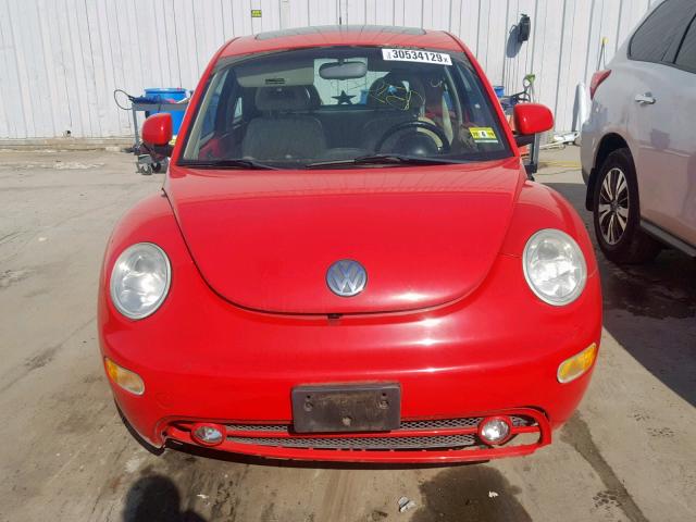 3VWCC21C2YM494442 - 2000 VOLKSWAGEN NEW BEETLE Qırmızı foto 9