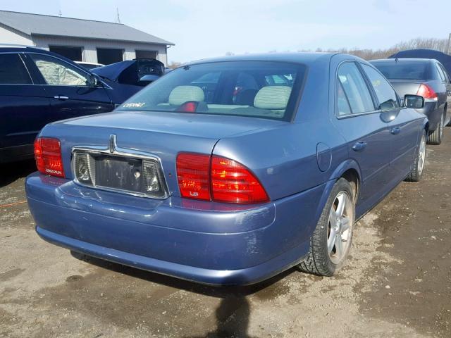 1LNHM87A3YY768634 - 2000 LINCOLN LS BLUE photo 4