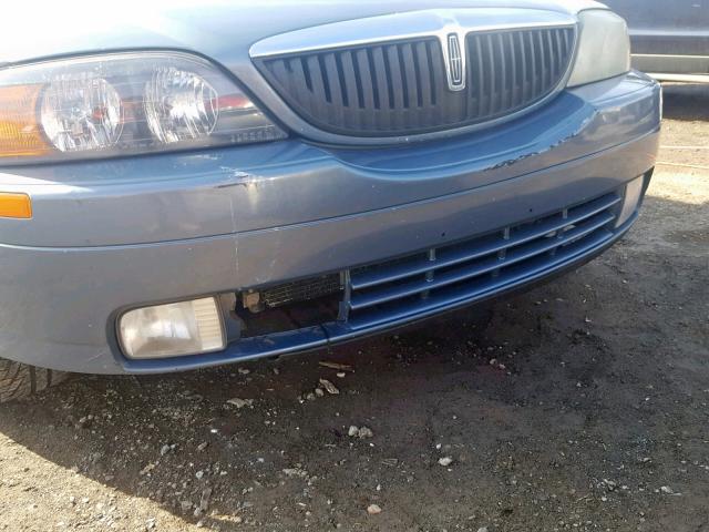 1LNHM87A3YY768634 - 2000 LINCOLN LS BLUE photo 9