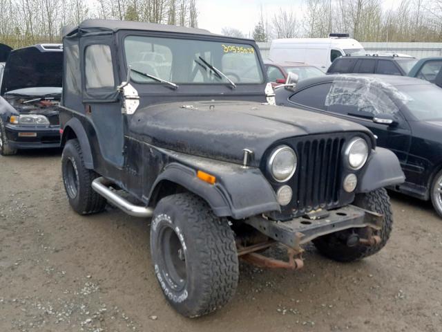 J8F83EH099108 - 1978 JEEP CJ5 BLACK photo 1