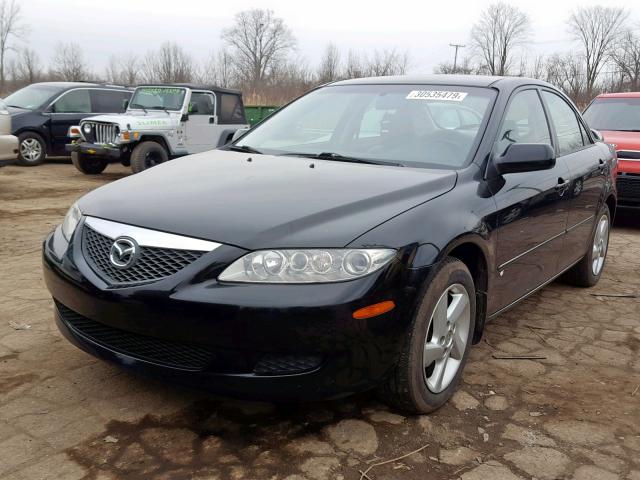 1YVHP80D935M48030 - 2003 MAZDA 6 S BLACK photo 2