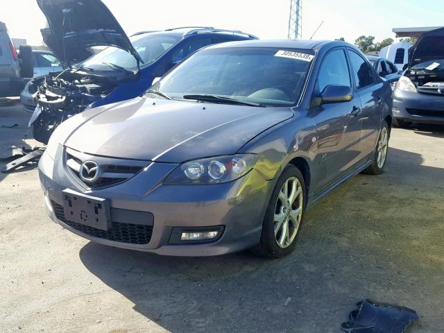 JM1BK324871655547 - 2007 MAZDA 3 S GRAY photo 2