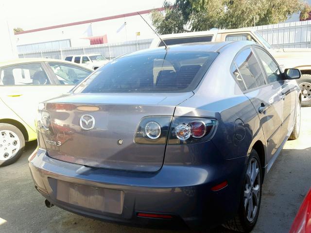 JM1BK324871655547 - 2007 MAZDA 3 S GRAY photo 4