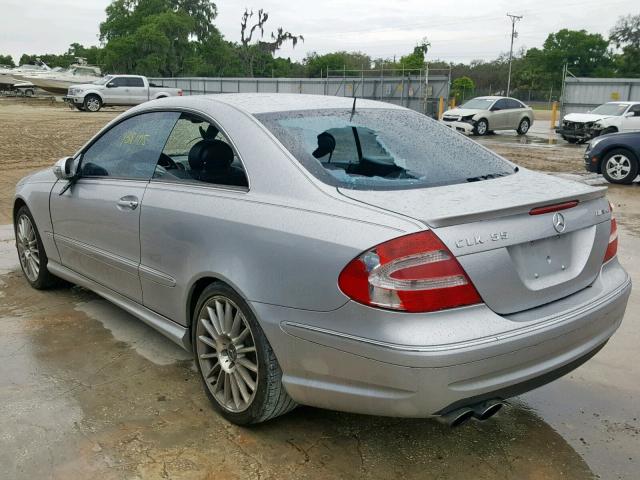 WDBTJ76H63F038722 - 2003 MERCEDES-BENZ CLK 55 AMG SILVER photo 3