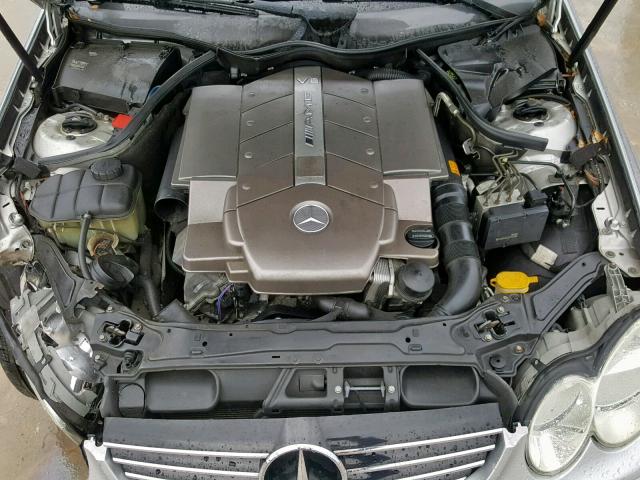 WDBTJ76H63F038722 - 2003 MERCEDES-BENZ CLK 55 AMG SILVER photo 7