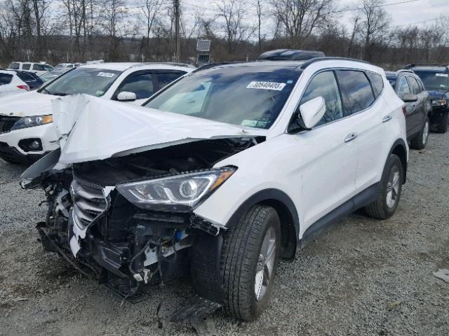 5XYZUDLB9HG426484 - 2017 HYUNDAI SANTA FE S WHITE photo 2