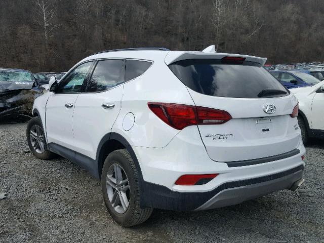 5XYZUDLB9HG426484 - 2017 HYUNDAI SANTA FE S WHITE photo 3