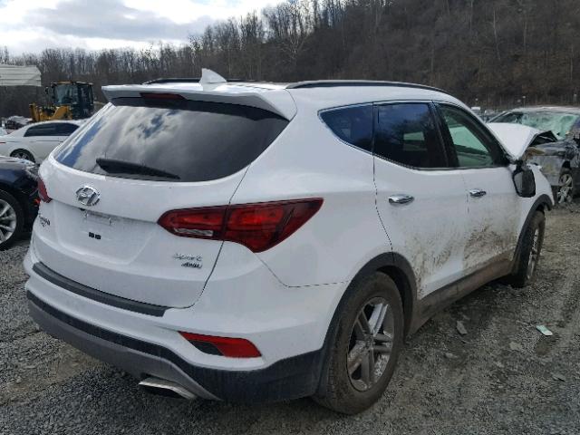 5XYZUDLB9HG426484 - 2017 HYUNDAI SANTA FE S WHITE photo 4