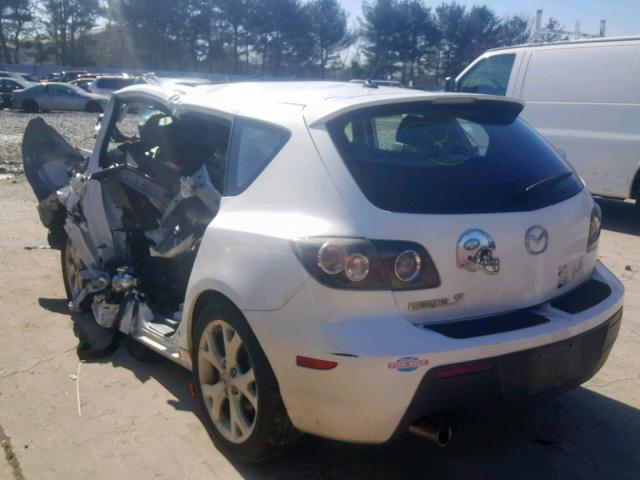 JM1BK344791193756 - 2009 MAZDA 3 S WHITE photo 3