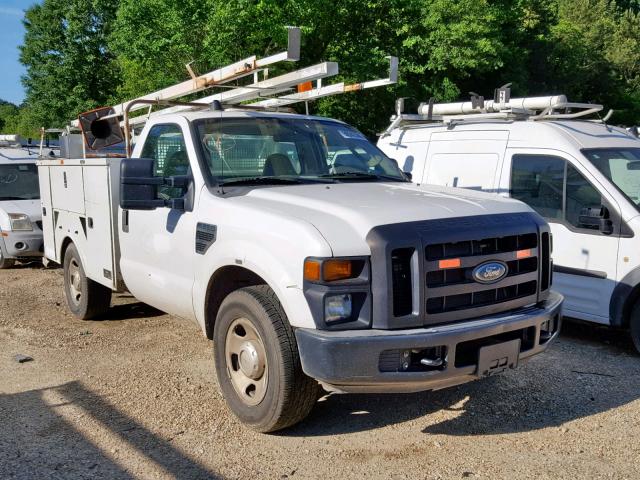 1FDWF30528EC94176 - 2008 FORD F350 SRW S WHITE photo 1