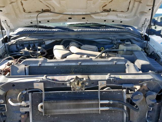 1FDWF30528EC94176 - 2008 FORD F350 SRW S WHITE photo 7