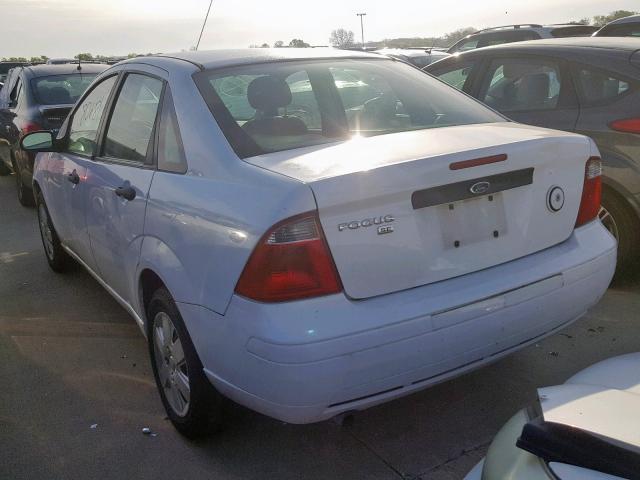 1FAHP34N67W294104 - 2007 FORD FOCUS ZX4 BEIGE photo 3