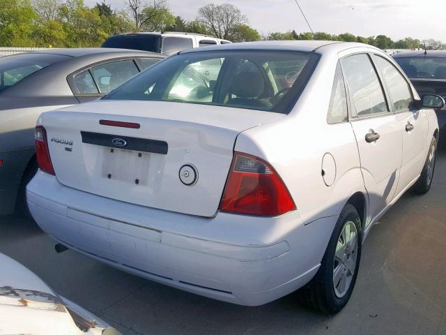 1FAHP34N67W294104 - 2007 FORD FOCUS ZX4 BEIGE photo 4