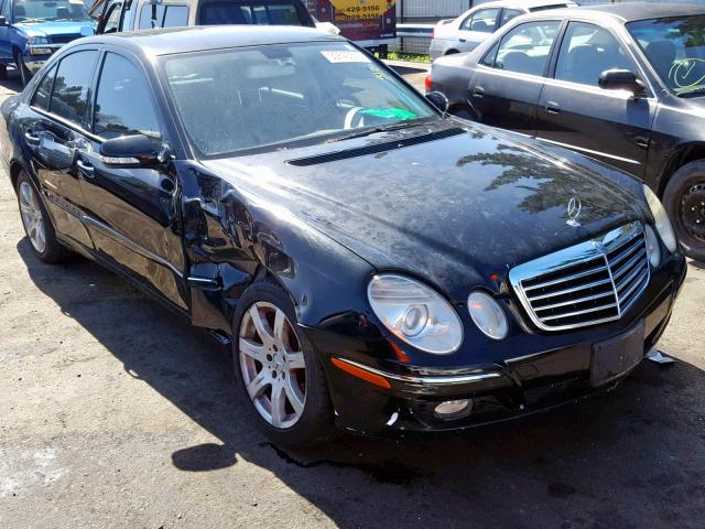 WDBUF56X37B009855 - 2007 MERCEDES-BENZ E 350 BLACK photo 1