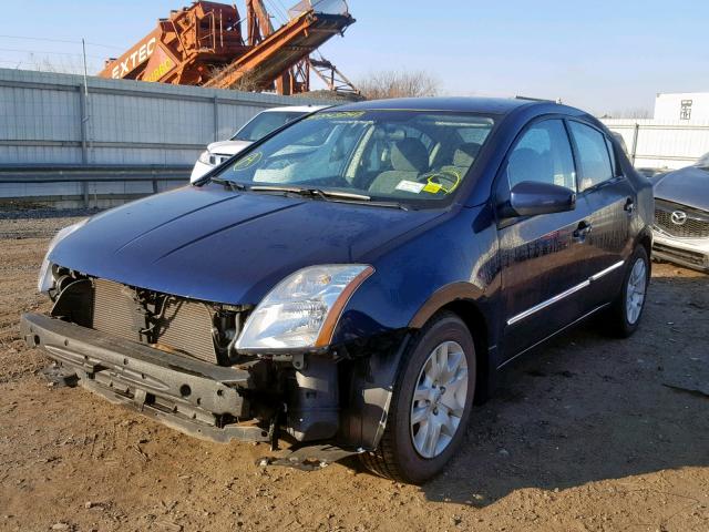 3N1AB6AP9CL737852 - 2012 NISSAN SENTRA 2.0 BLUE photo 2